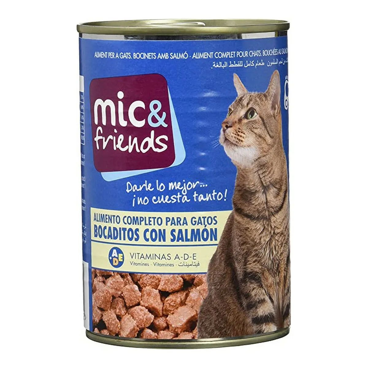 Cibo per gatti Mic&Friends Bocaditos Salmón (425 g)