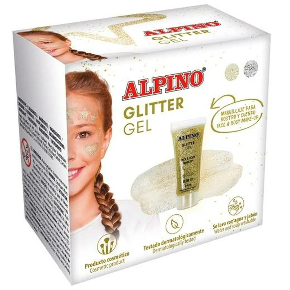 Trucco per Bambini Alpino Gel Porporina Dorato