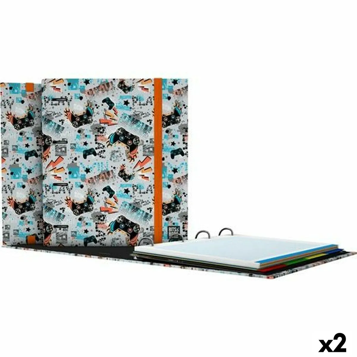 Raccoglitore ad anelli Grafoplas Carpebook Play Grigio A4 (2 Unità)