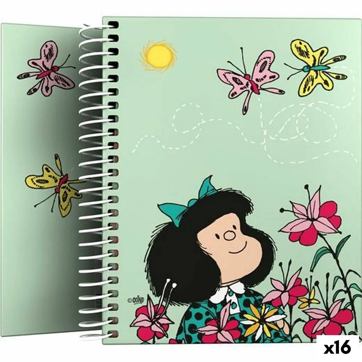 Quaderno Grafoplas Mafalda Multicolore A6 100 fogli (16 Unità)