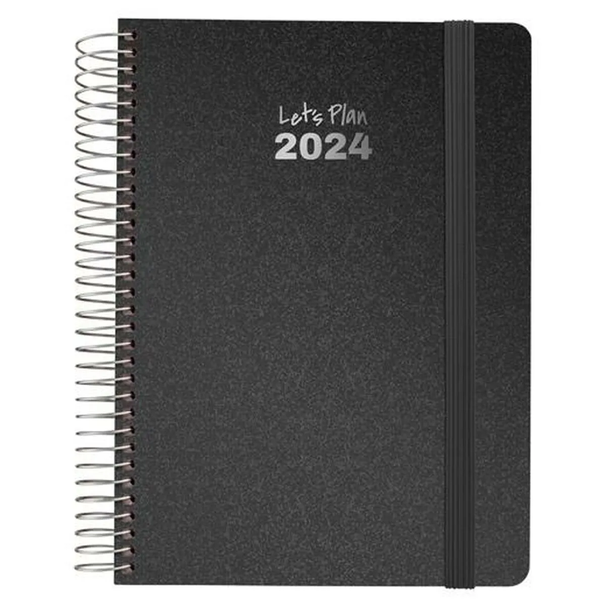 Agenda Grafoplas Metallic 2024 Nero 15 x 21 cm