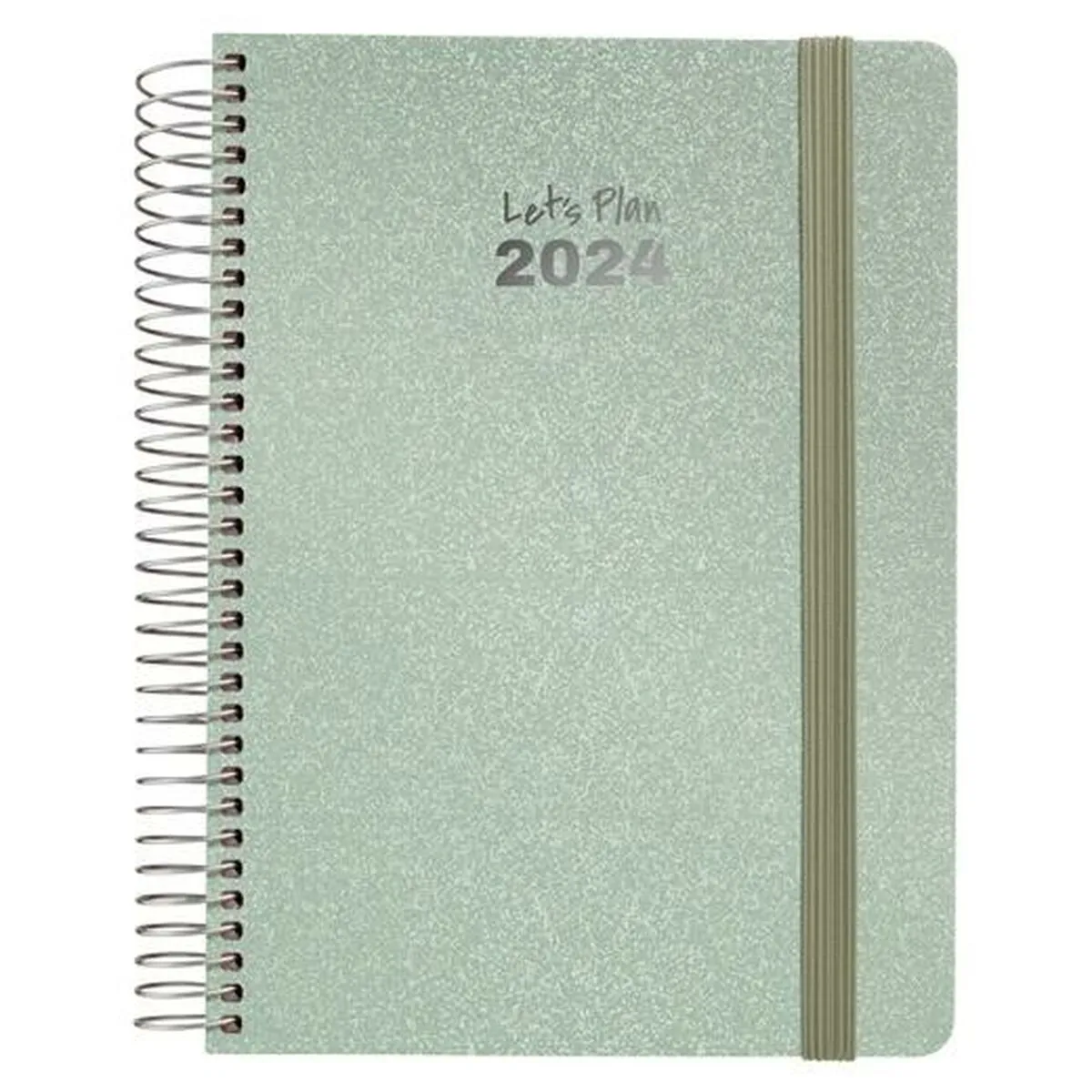 Agenda Grafoplas Metallic 2024 Verde Chiaro 15 x 21 cm