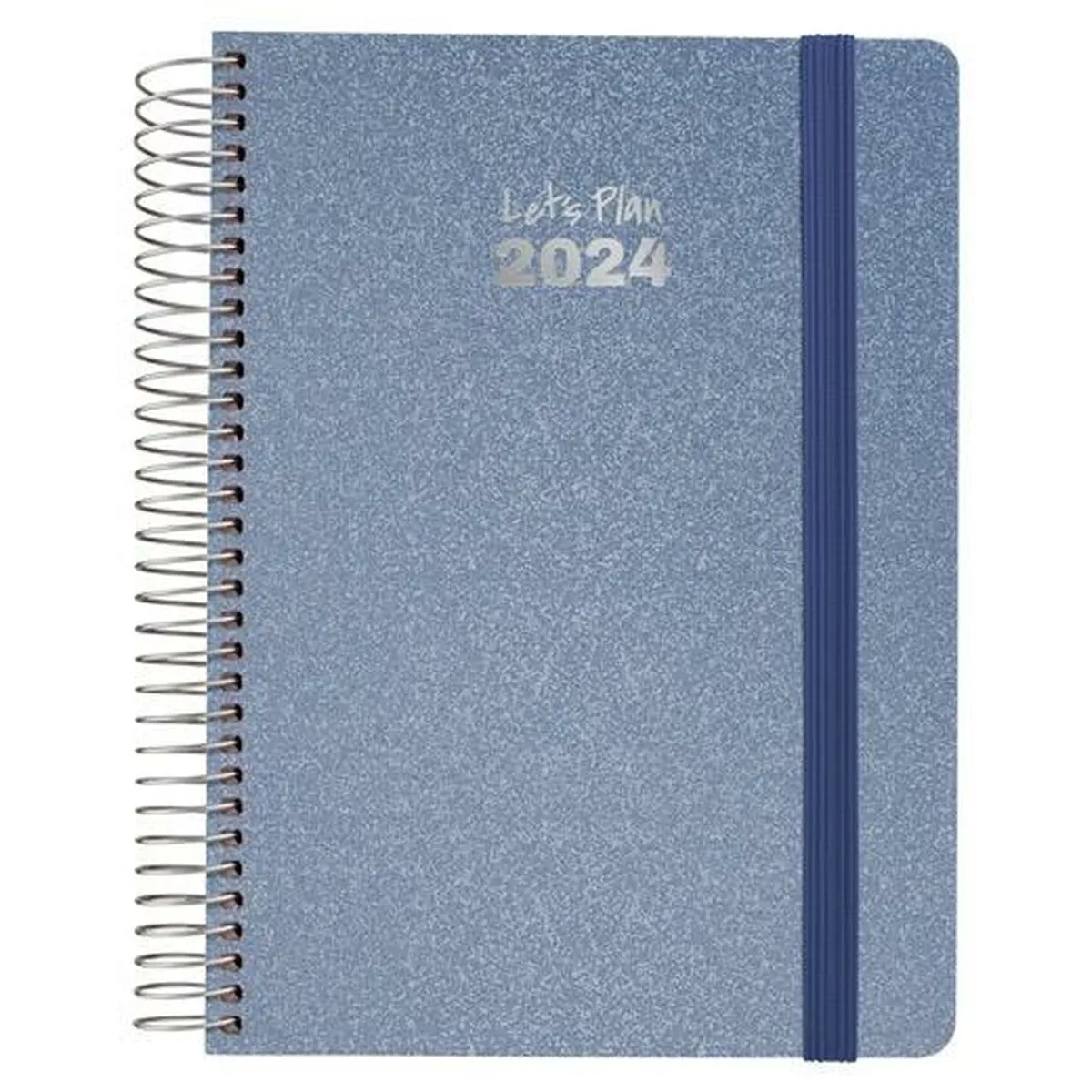 Agenda Grafoplas Metallic 2024 Azzurro 15 x 21 cm