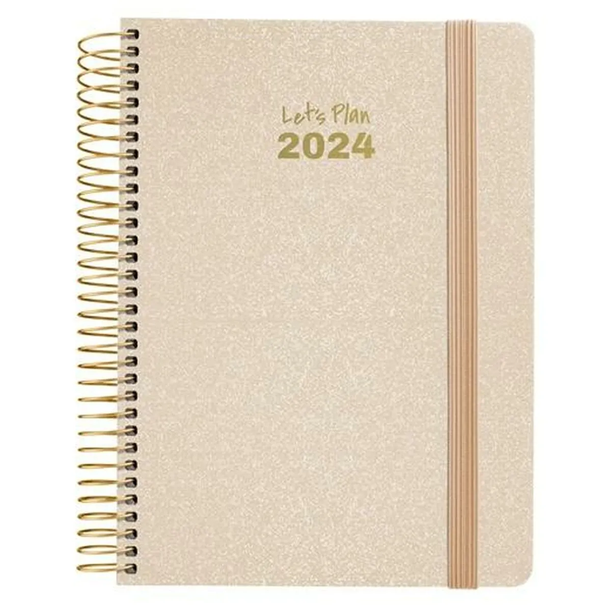 Agenda Grafoplas Metallic 2024 Sabbia 15 x 21 cm