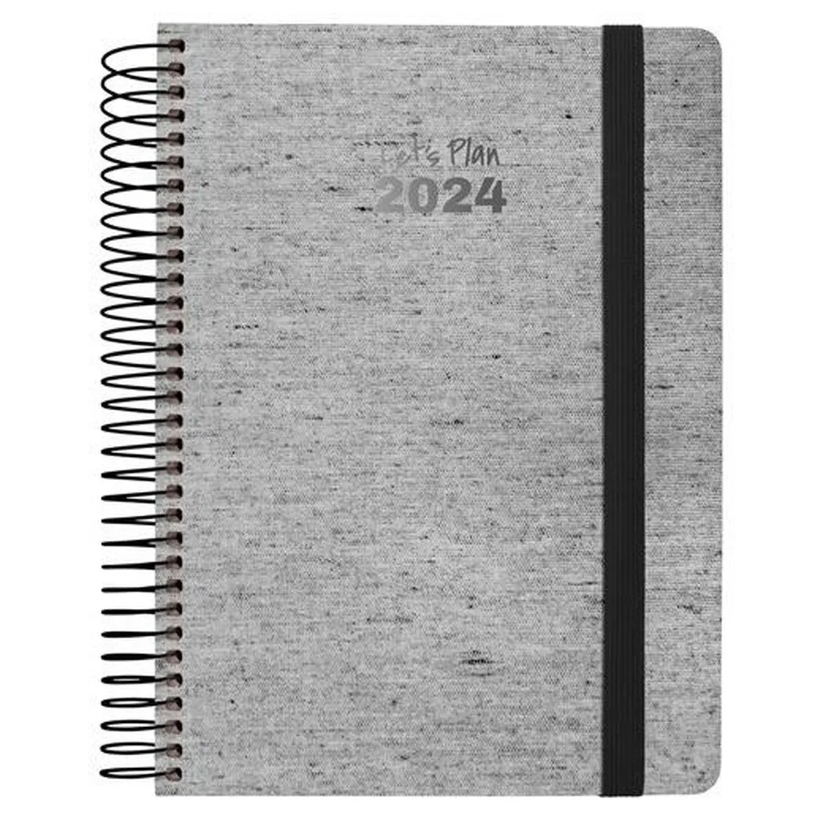 Agenda Grafoplas Ecojeans 2024 Nero 15 x 21 cm