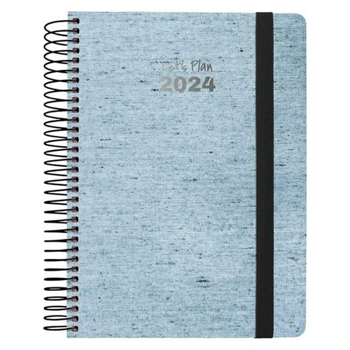 Agenda Grafoplas Ecojeans 2024 Azzurro 15 x 21 cm