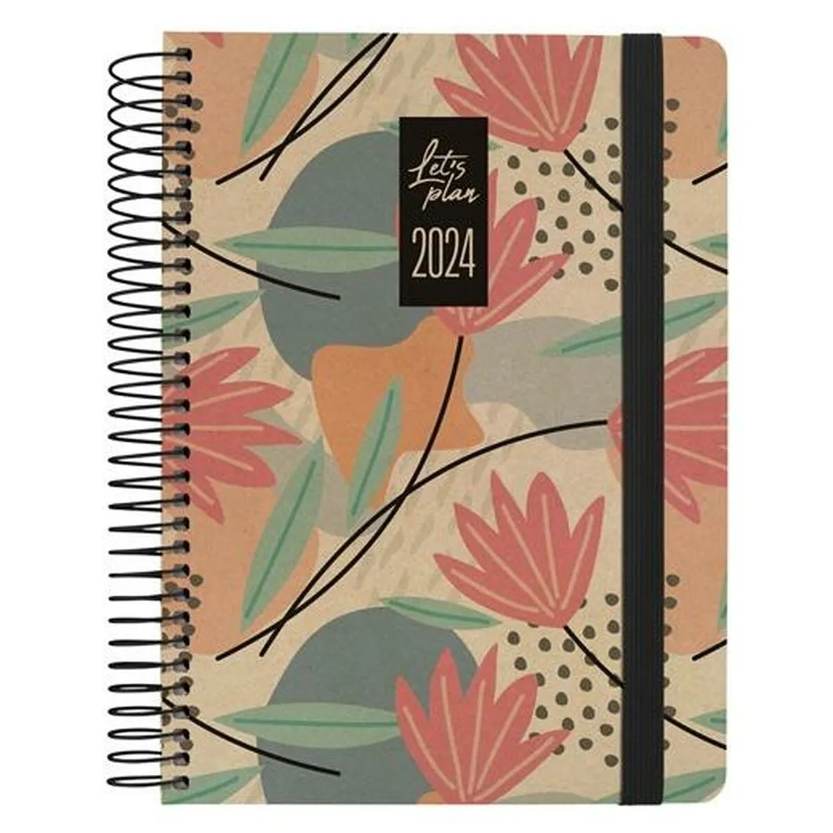 Agenda Grafoplas Nature Design 2024 Multicolore 15 x 21 cm