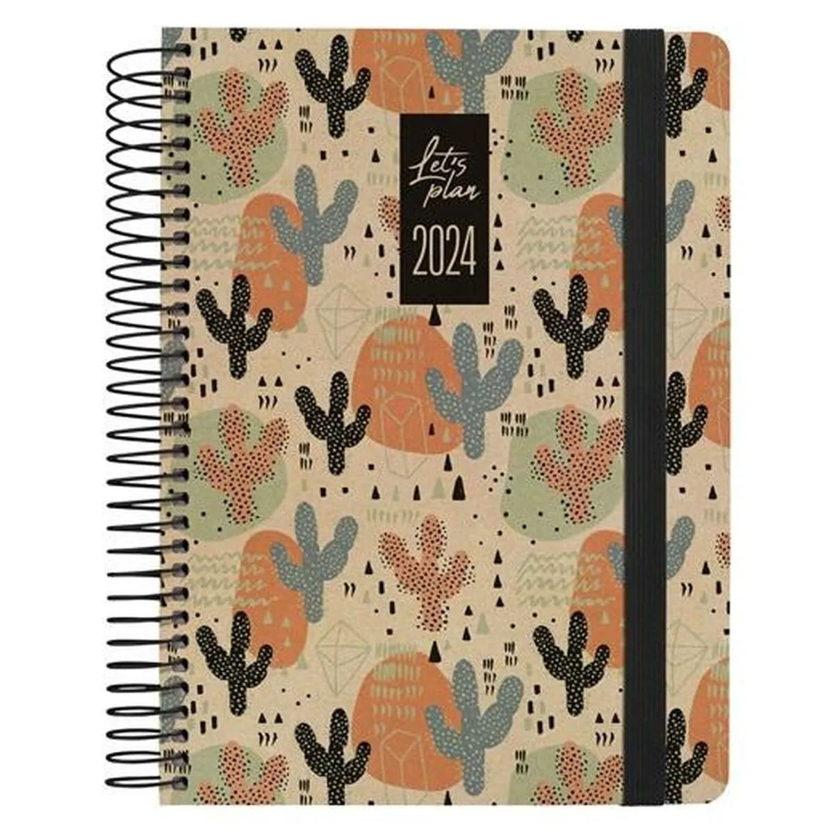 Agenda Grafoplas Nature Design 2024 Cactus Multicolore 15 x 21 cm