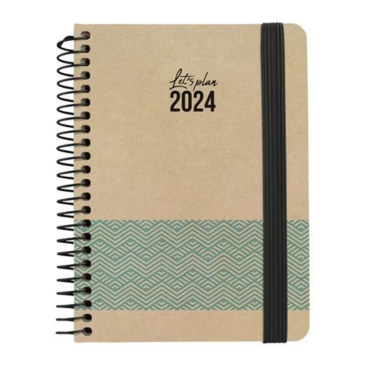 Agenda Grafoplas Nature Marrone 2024 Azzurro A6 10 x 15 cm