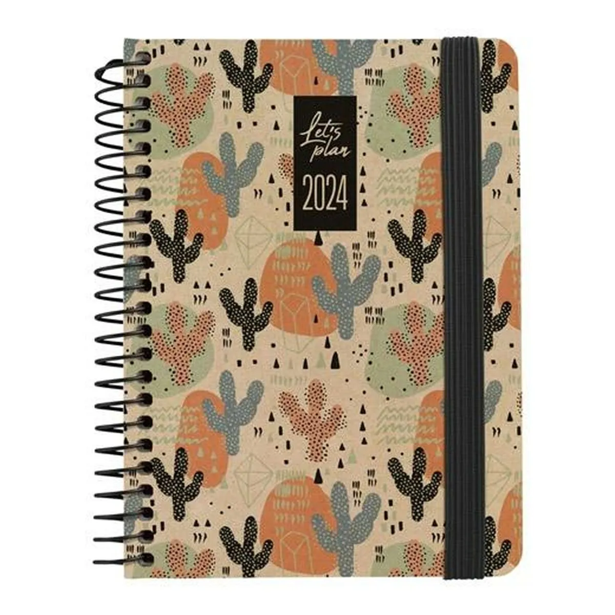 Agenda Grafoplas Nature Marrone 2024 Cactus A6 10 x 15 cm