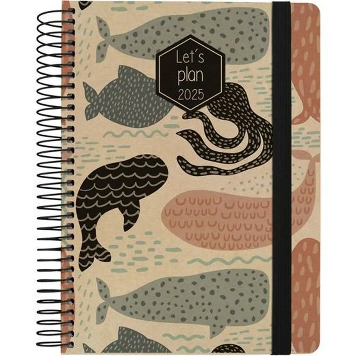 Agenda Grafoplas Nature Design A5 14,8 x 21 cm Balena 2025