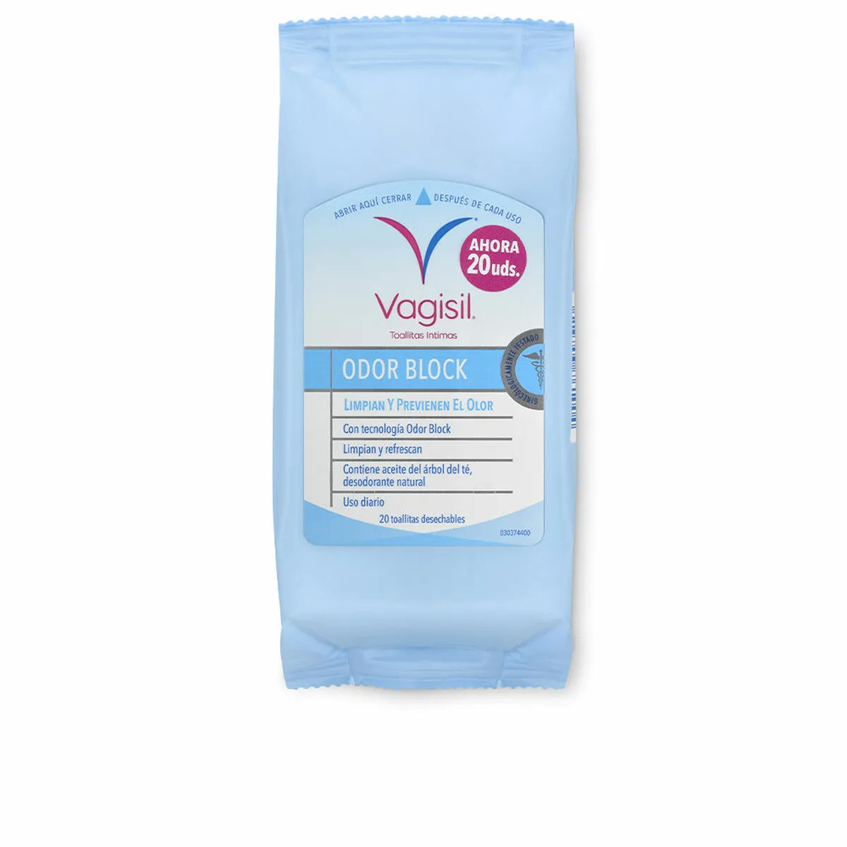 Salviettine Intime Vagisil Odor Block 20 Unità