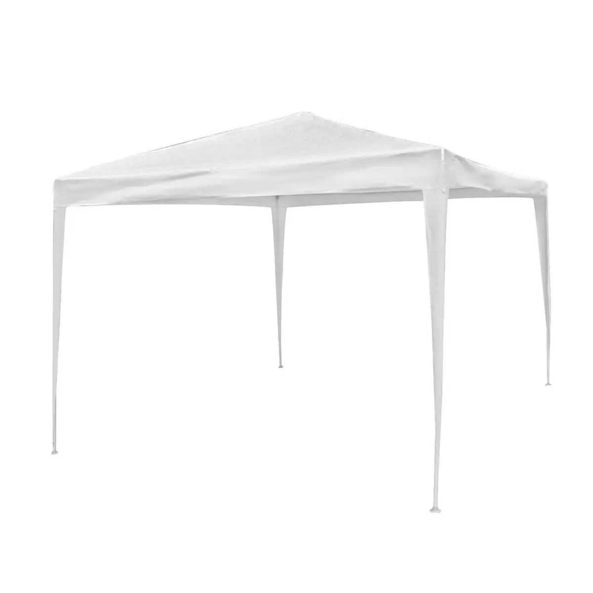 Pergola Rafia Acciaio 300 x 300 x 240 cm Bianco