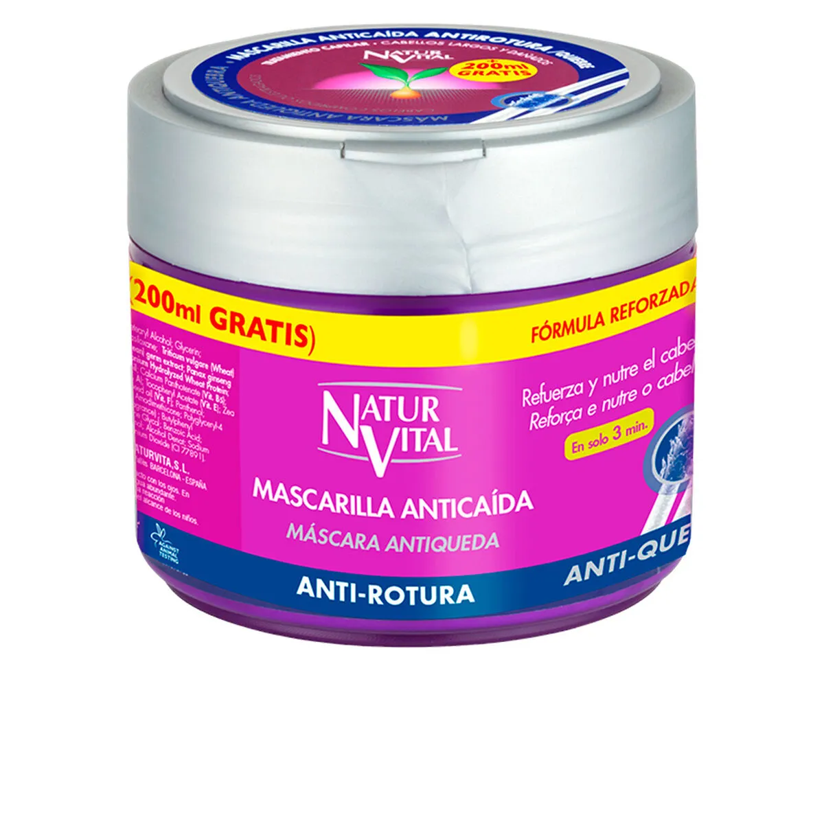 Maschera per Capelli Anticaduta Naturaleza y Vida (500 ml)