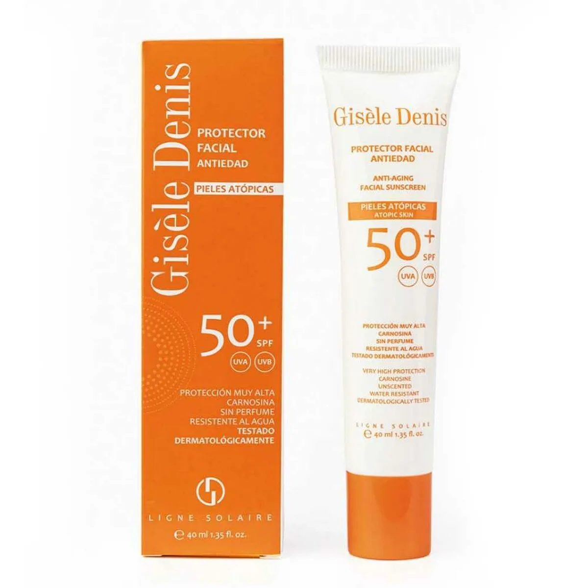 Protezione Solare Viso Gisèle Denis Pieles Atópicas Spf 50 (40 ml)