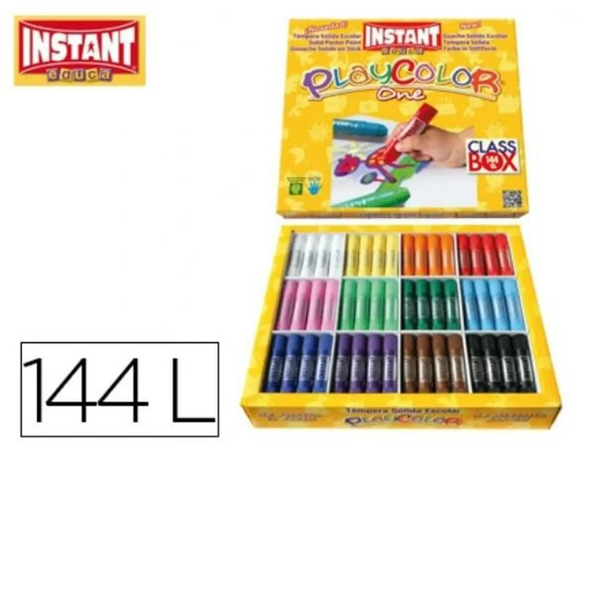 Tempere INSTANT 10901 Multicolore 10 ml (144 Pezzi)