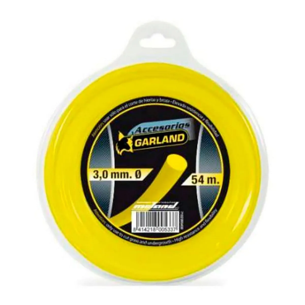 Filo da tagliatrice Garland 71023r5430 Ø 3 mm Rotondo 54 m Nylon