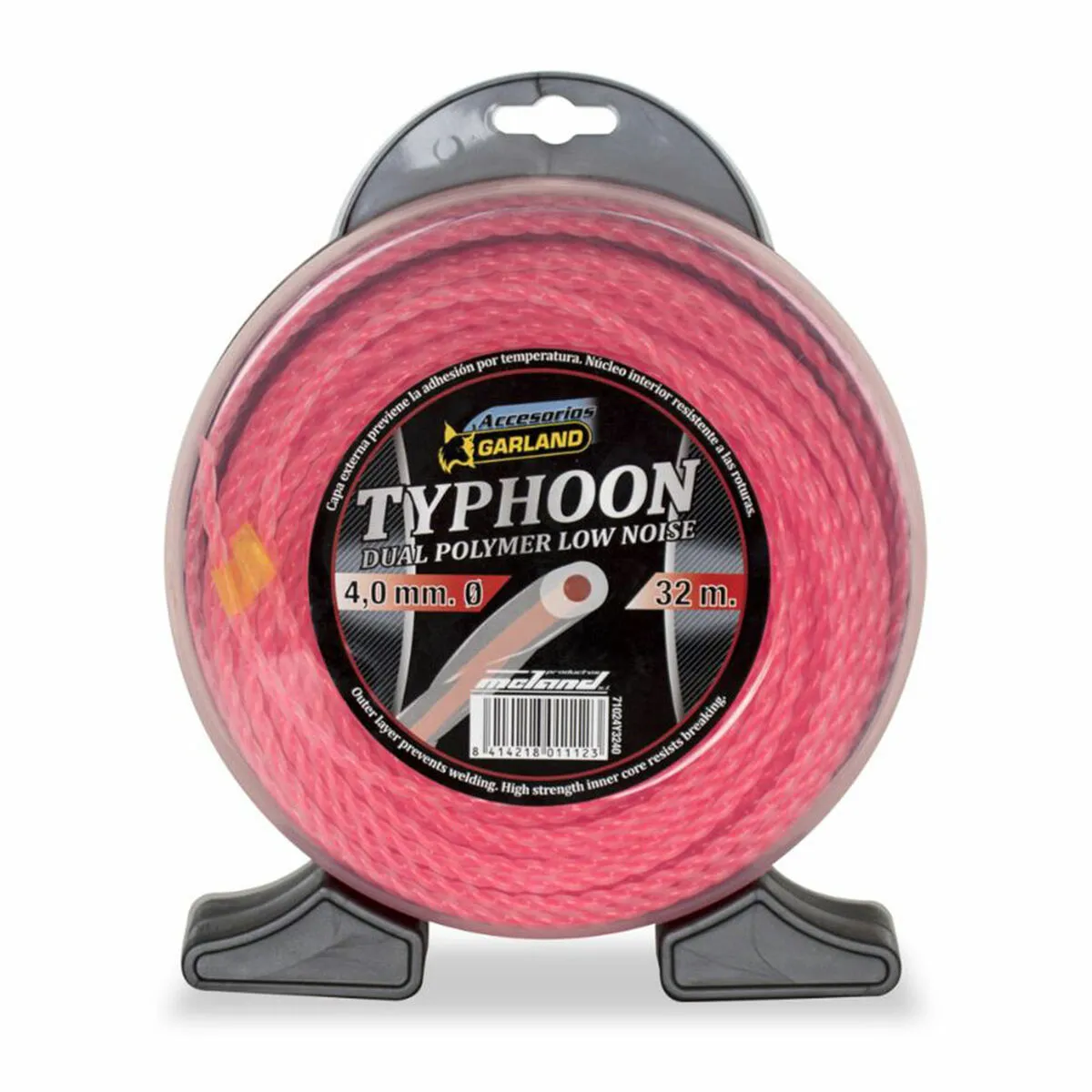 Filo da tagliatrice Garland Typhoon 71024Y3240 4 mm 32 m doppio strato