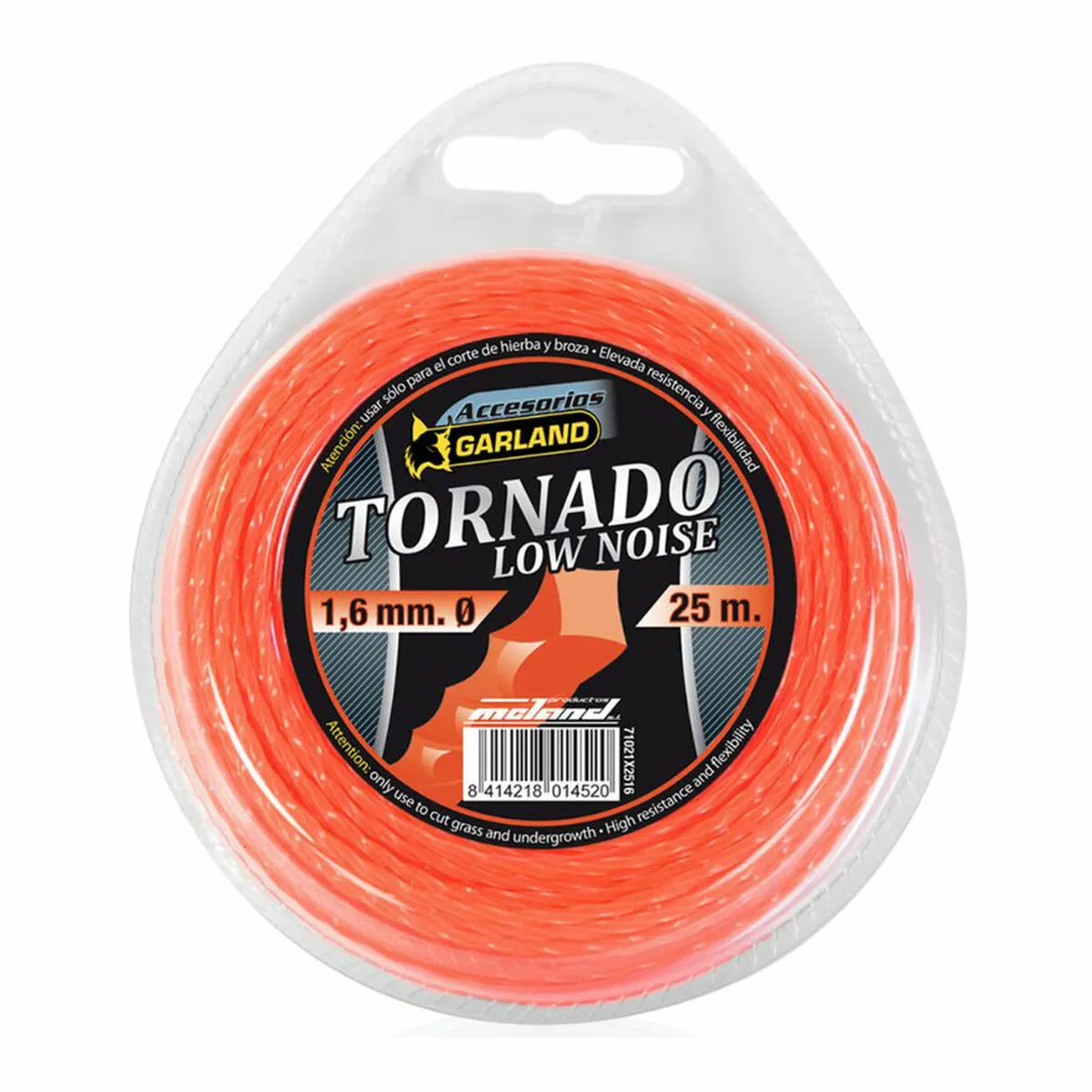 Filo da tagliatrice Garland Tornado X 71021X2516 25 m 1,6 mm Livello basso del rumore