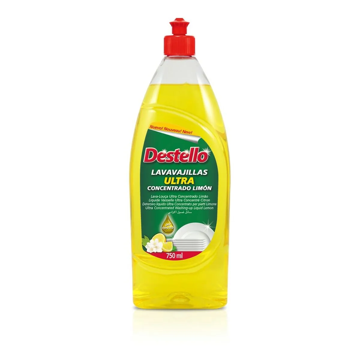 Detersivo Liquido per Stoviglie Destello Limón (750 ml)