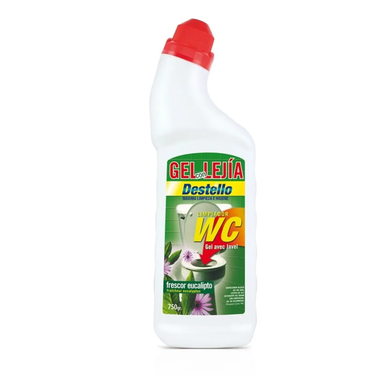 Detergente Destello WC (750 ml)