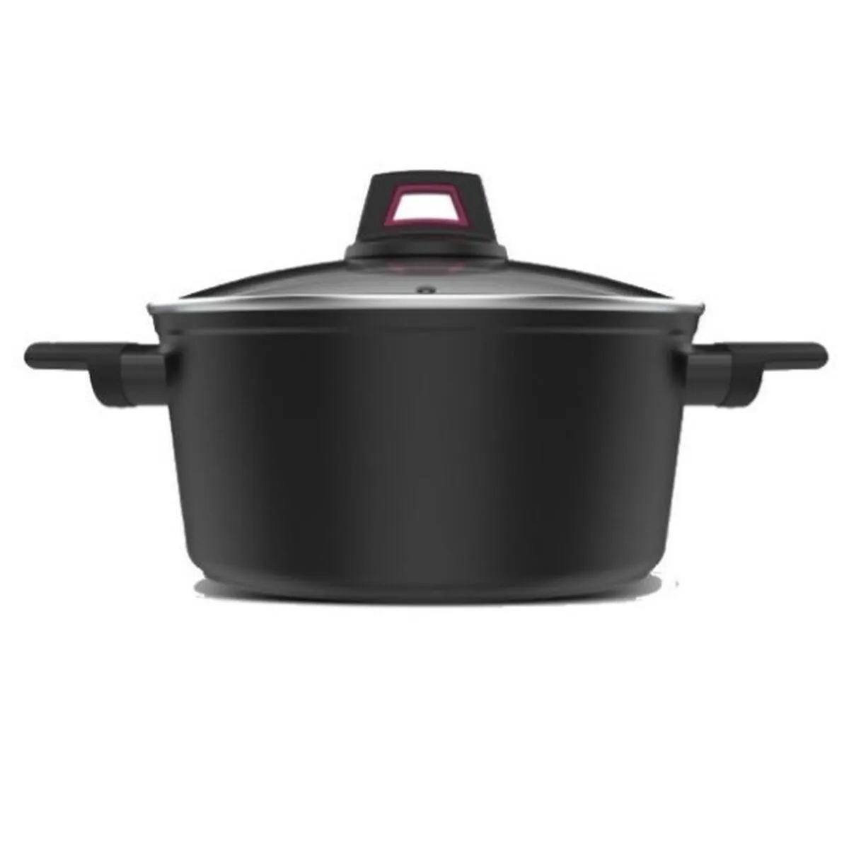 Pentola con Coperchio Taurus KCK4024 Nero Alluminio Ferro Fuso Ø 24 cm 4,5 L (1 Pezzi)