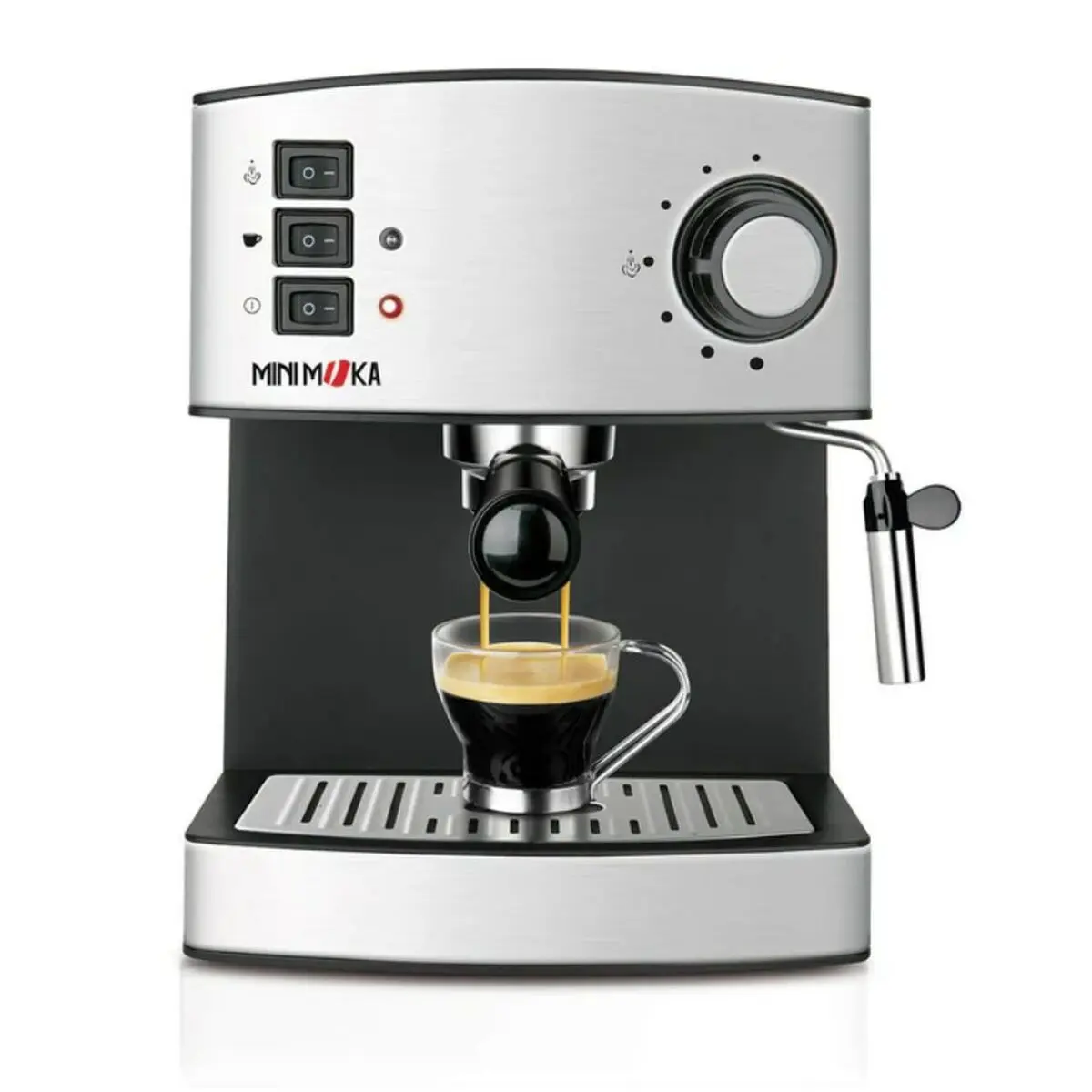 Caffettiera Express a Leva Taurus CM-1821 MINIMOKA Nero Acciaio 850 W 1,6 L