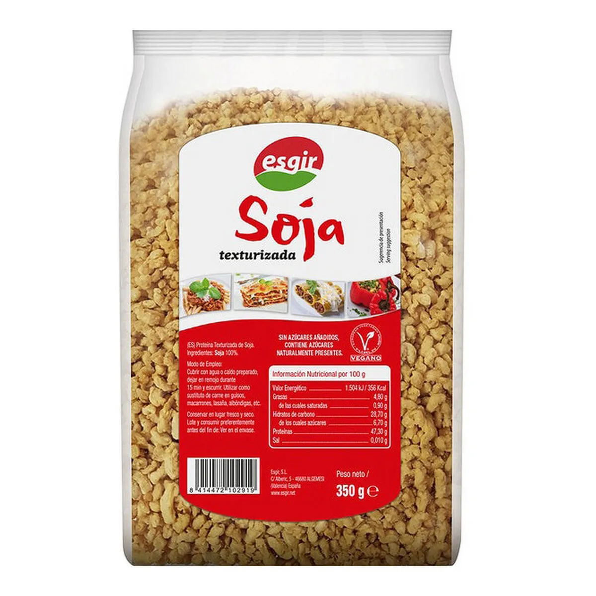 Semi di soia testurizzati Esgir (350 g)