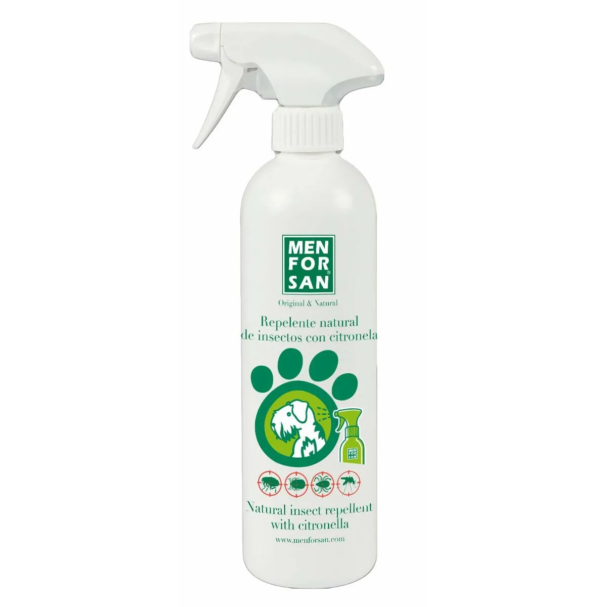 Repellente per insetti Menforsan Citronella 500 ml