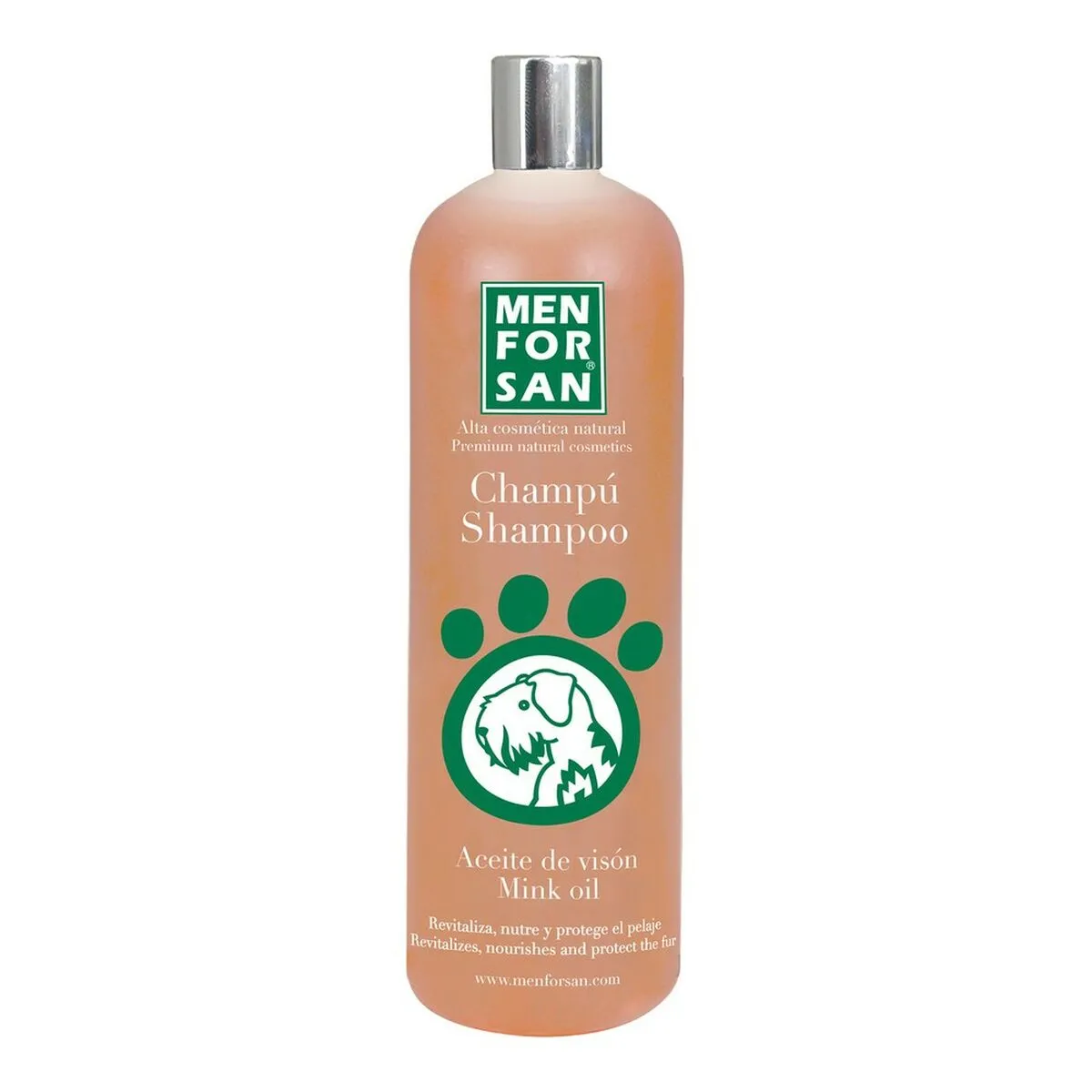 Shampoo Menforsan Cane Olio di visone 1 L