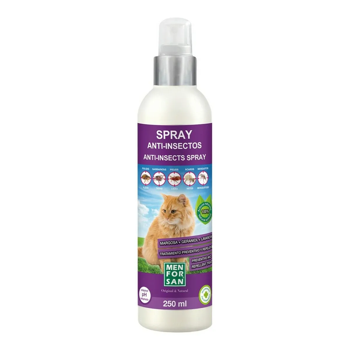 Repellente per insetti Menforsan Spray Gatto 250 ml