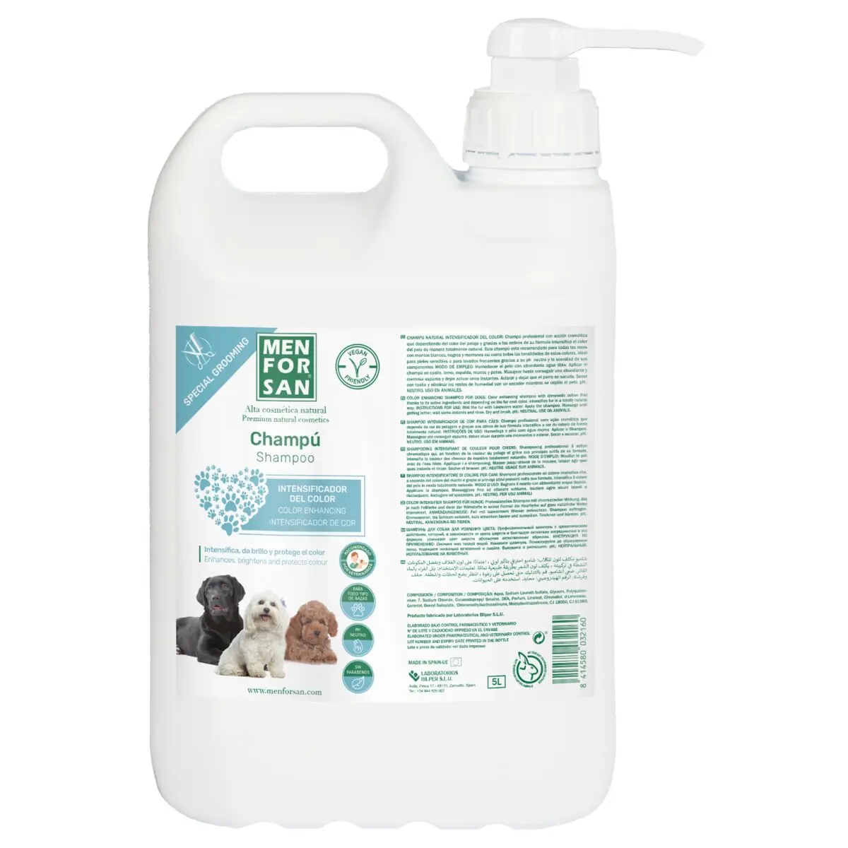 Shampoo per animali domestici Menforsan 5 L