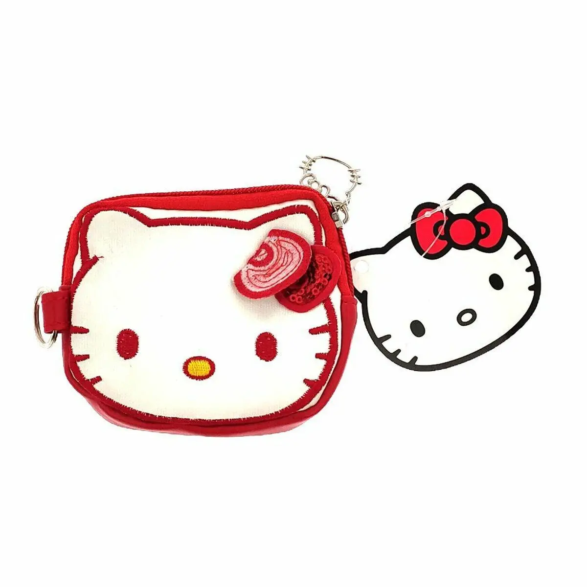 Portamonete Jugavi Hello Kitty Rosso Bianco