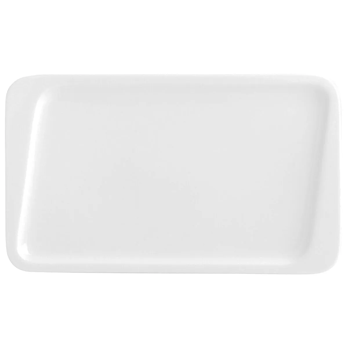 Piatto da Dolce Quid Chef Ceramica Bianco 25 x 15 cm (6 Unità) (Pack 6x)