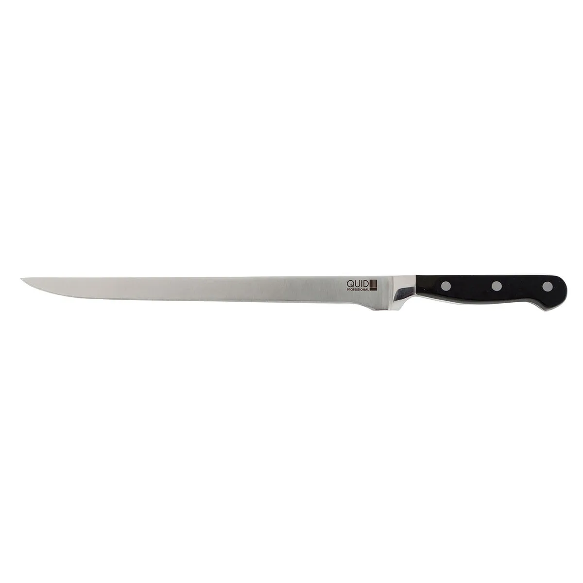 Coltello per Prosciutto Quid Professional Inox Chef Black Metallo 28 cm (Pack 6x)