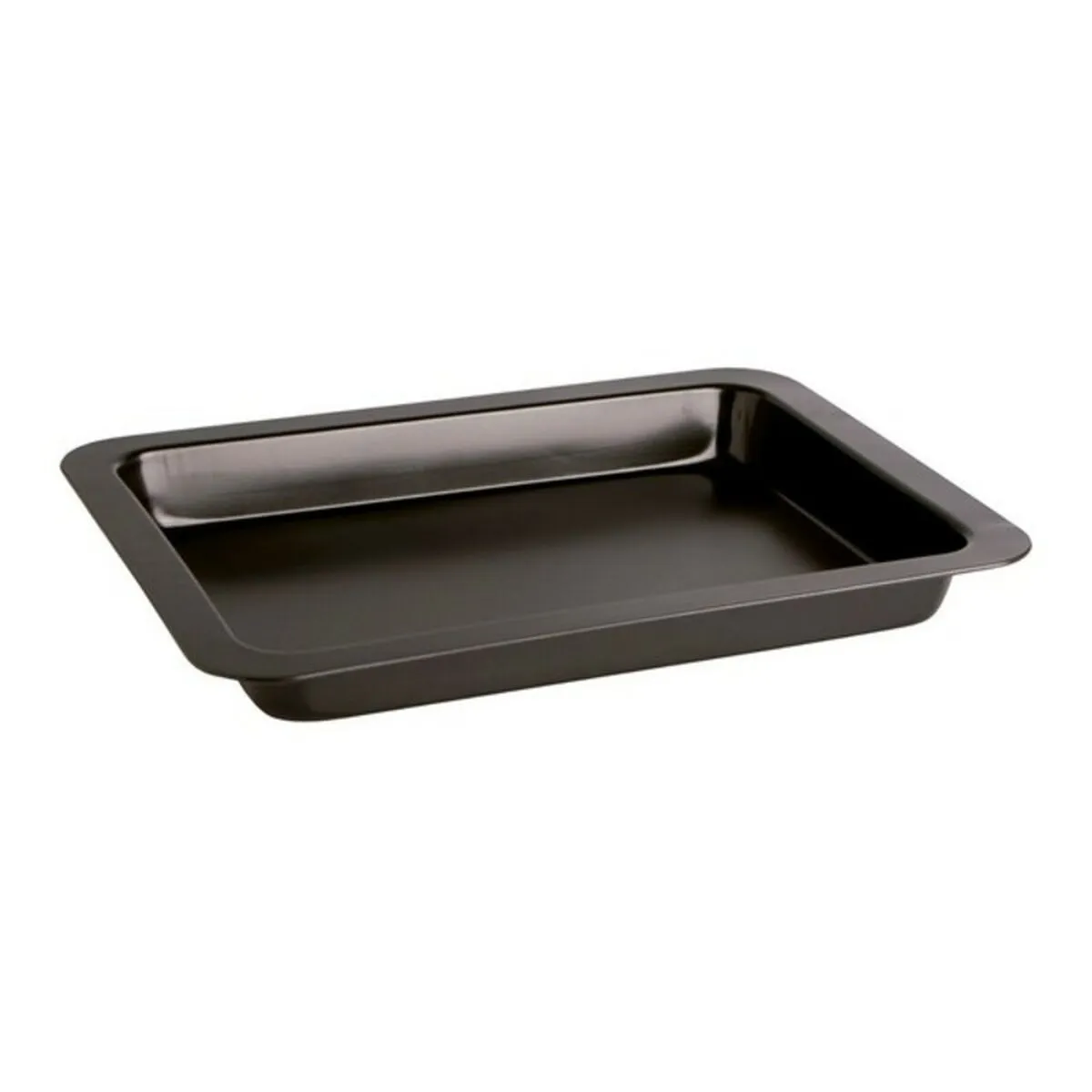 Teglia Antiaderente da Forno Quid Sweet Grey Nero acciaio galvanizzato 43 x 29 x 2 cm