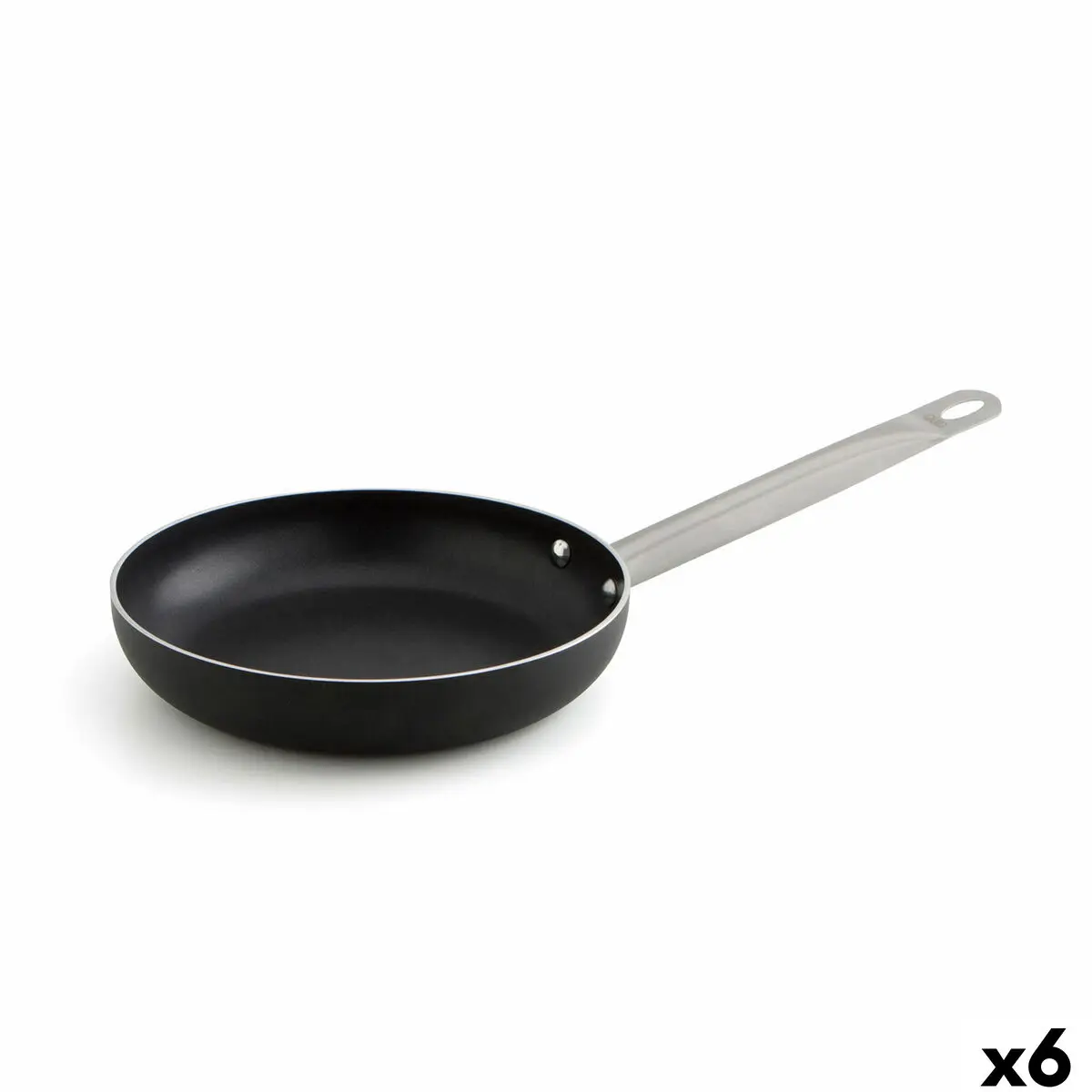 Padella Quid Pro Chef Nero Metallo Acciaio Ø 28 cm (6 Unità)