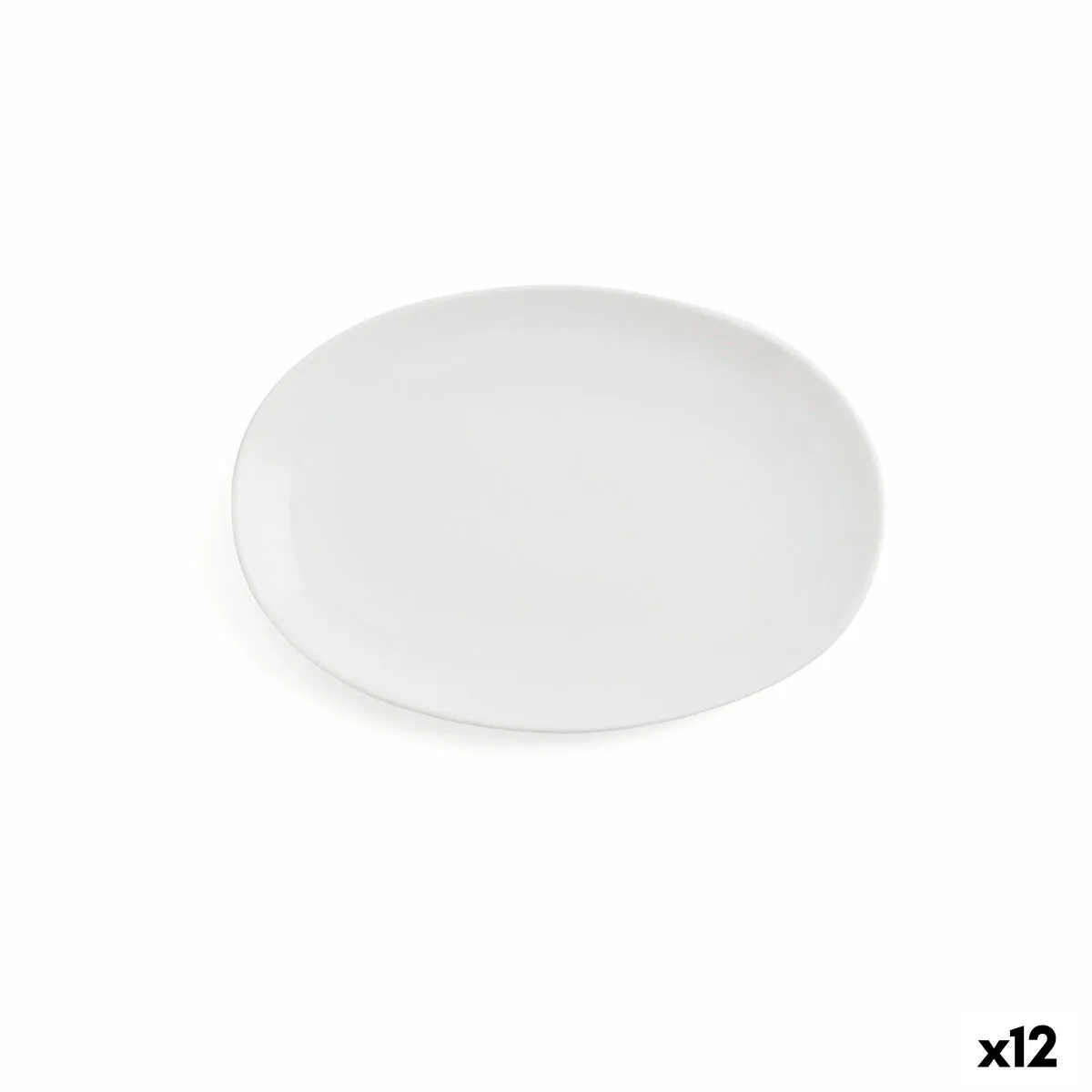 Teglia da Cucina Ariane Vital Coupe Ovale Bianco Ceramica Ø 21 cm (12 Unità)