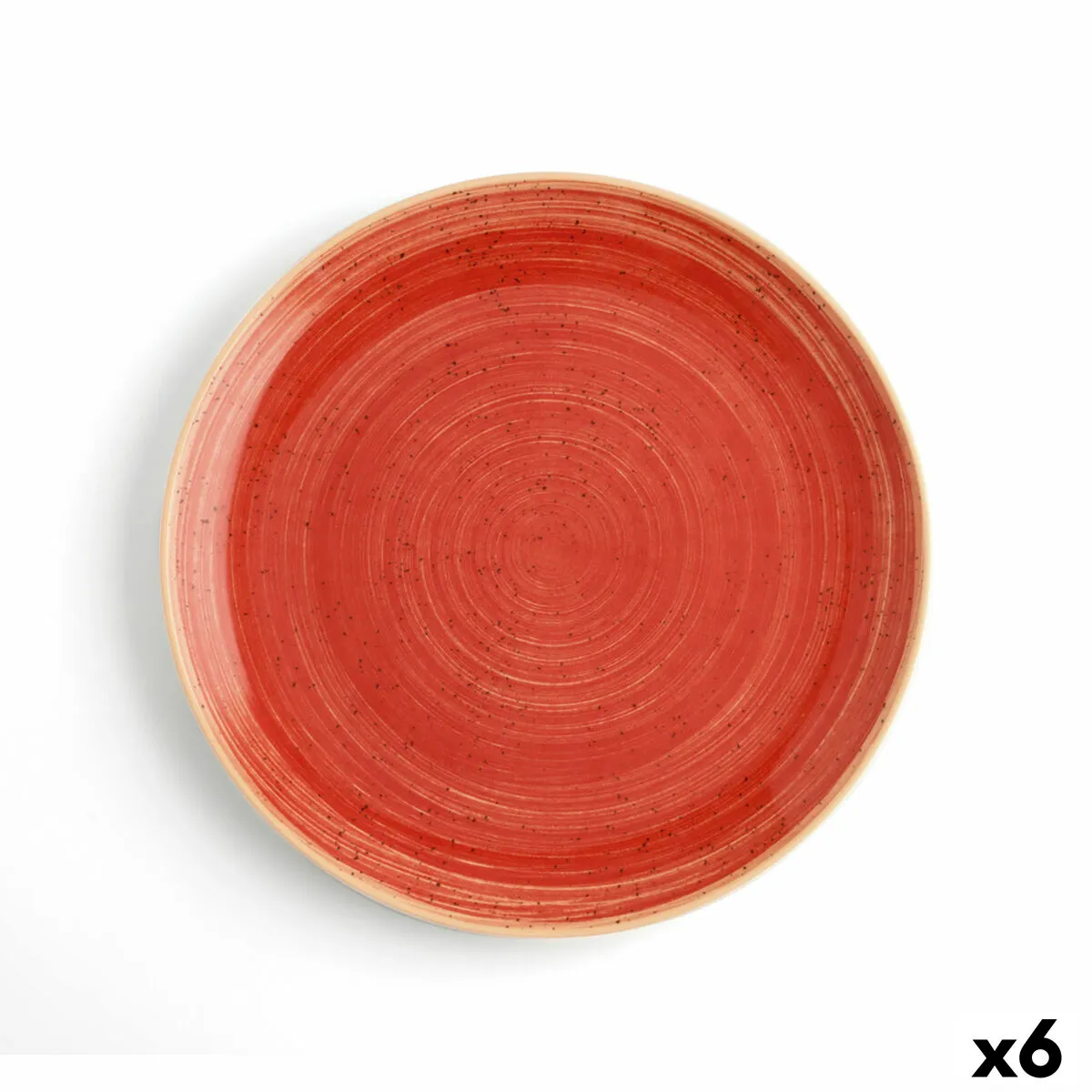 Piatto da pranzo Ariane Terra Rosso Ceramica Ø 29 cm (6 Unità)