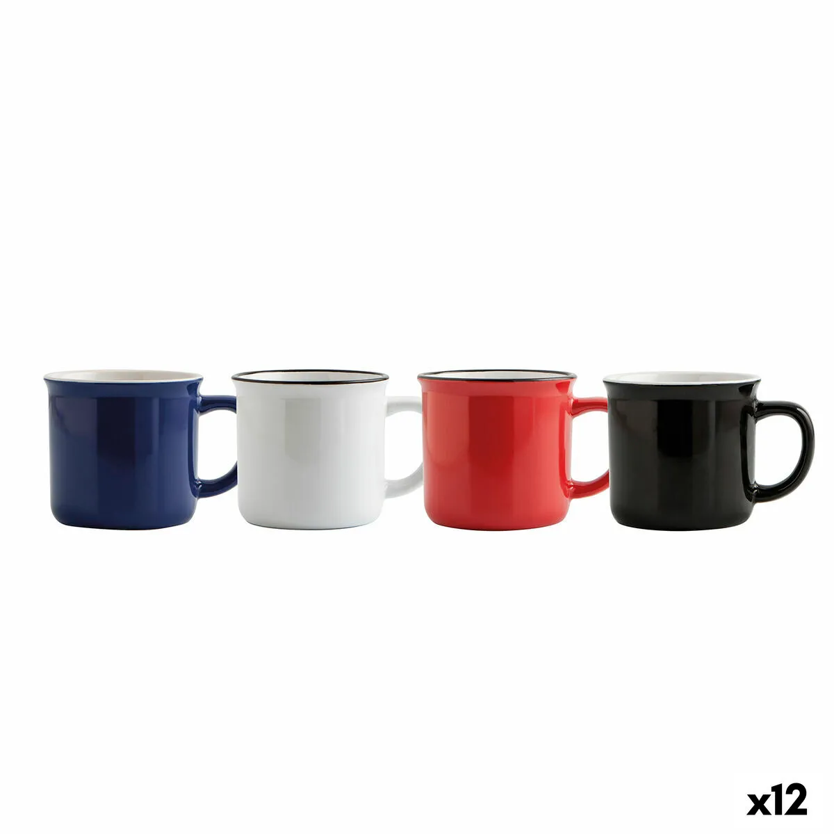 Tazza Quid Frappe Ceramica (330 ml) (12 Unità)