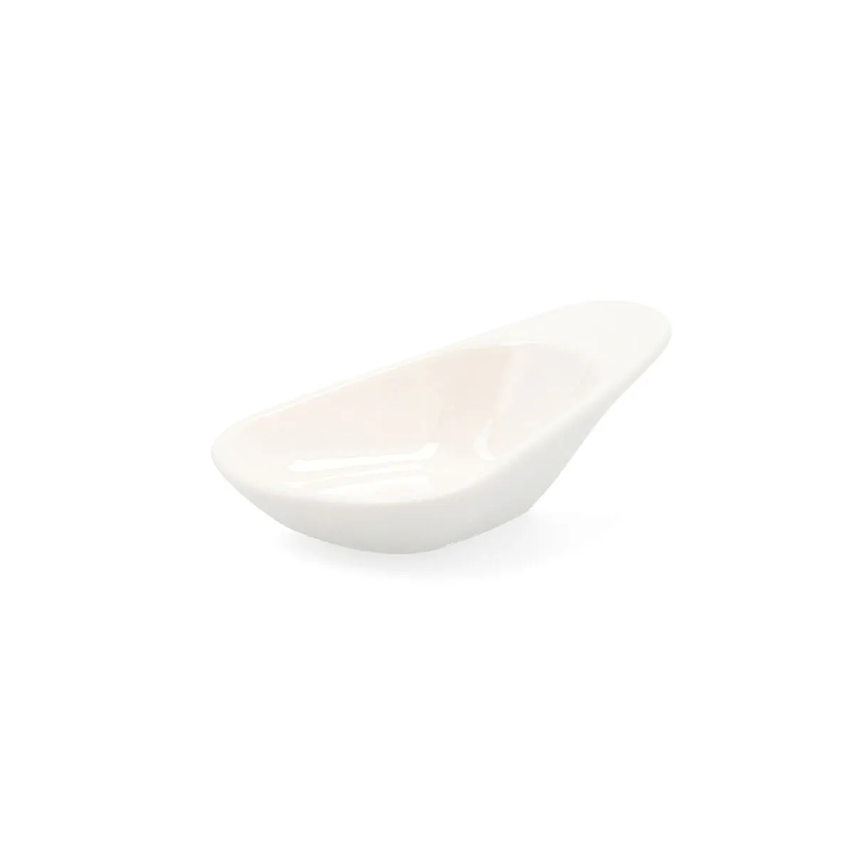 Vassoio per aperitivi Quid Select Ceramica Bianco 10,5 cm (6 Unità) (Pack 6x)