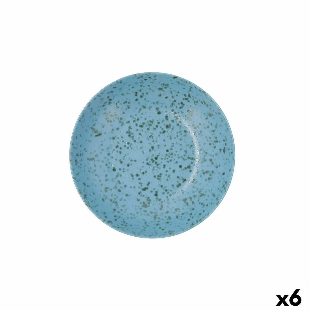 Piatto Fondo Ariane Oxide Ceramica Azzurro (Ø 21 cm) (6 Unità)