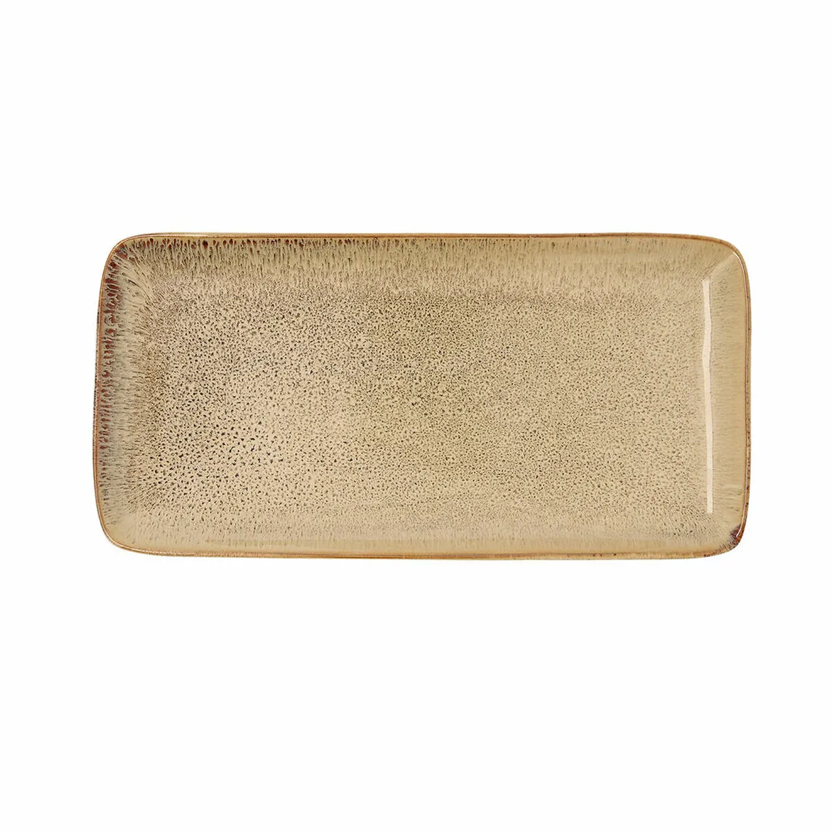 Teglia da Cucina Bidasoa Ikonic Ceramica Marrone (28 x 14 cm) (Pack 4x)