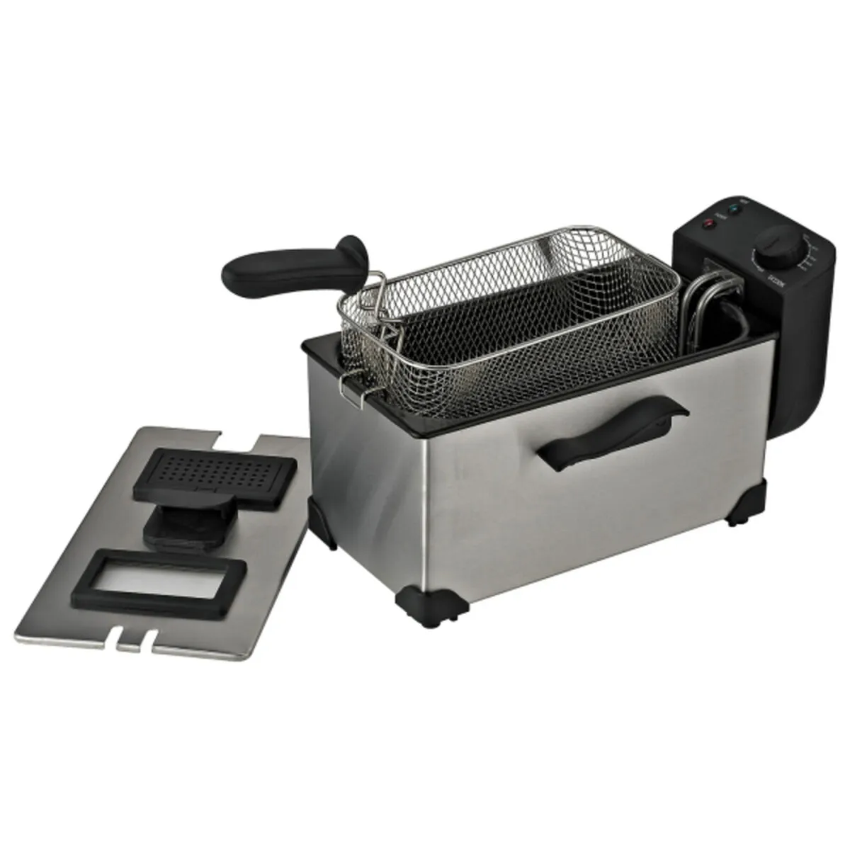 Friggitrice Dcook Gallery Argentato Nero 3 L