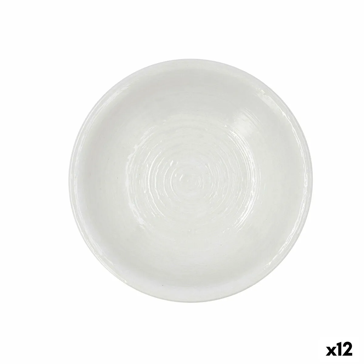 Piatto Fondo La Bouchée Alma Ceramica Bianco Ø 21,5 cm (12 Unità)