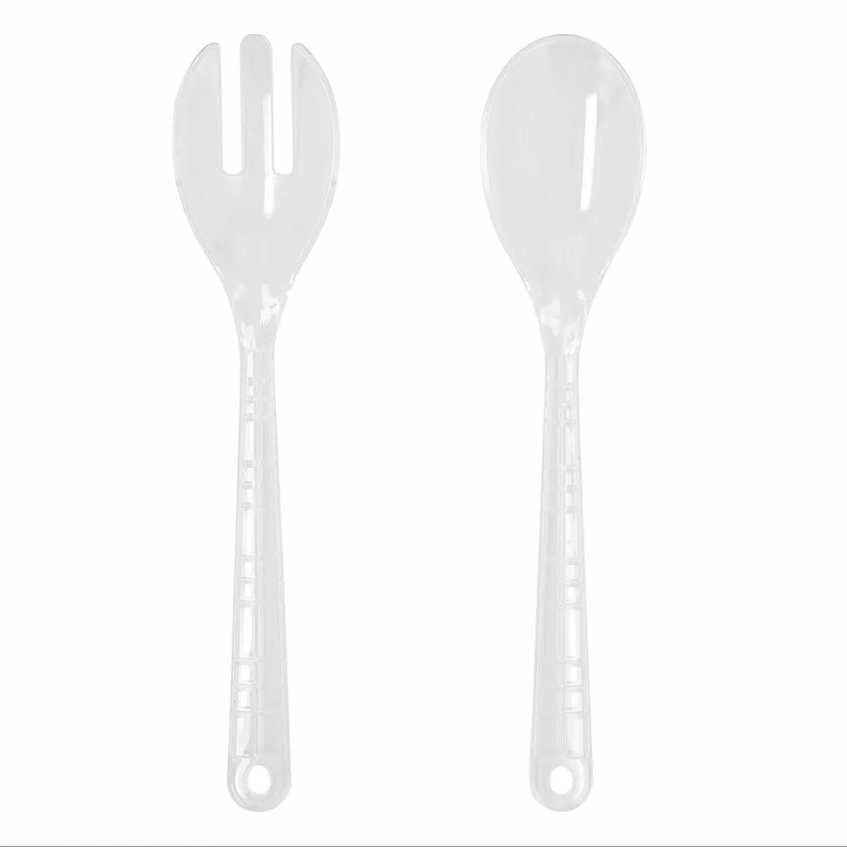 Posate per servire l'insalata Quid Viba Trasparente Plastica (28 x 6 x 0,5 cm) (2 pcs)