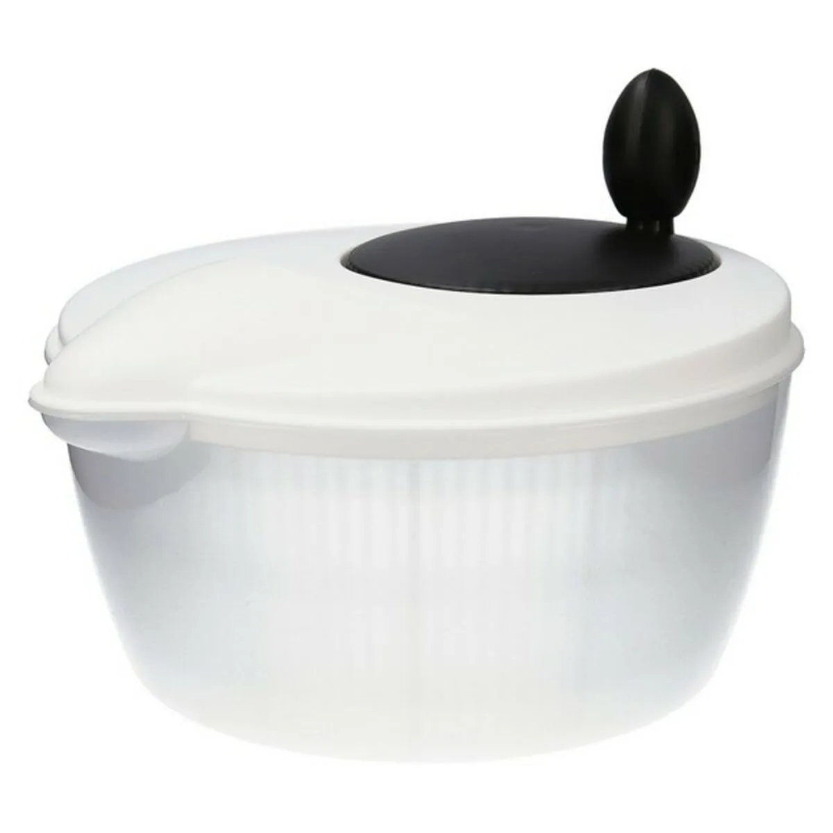 Centrifuga per Insalata Quid Ebano Bianco Plastica (26 cm)