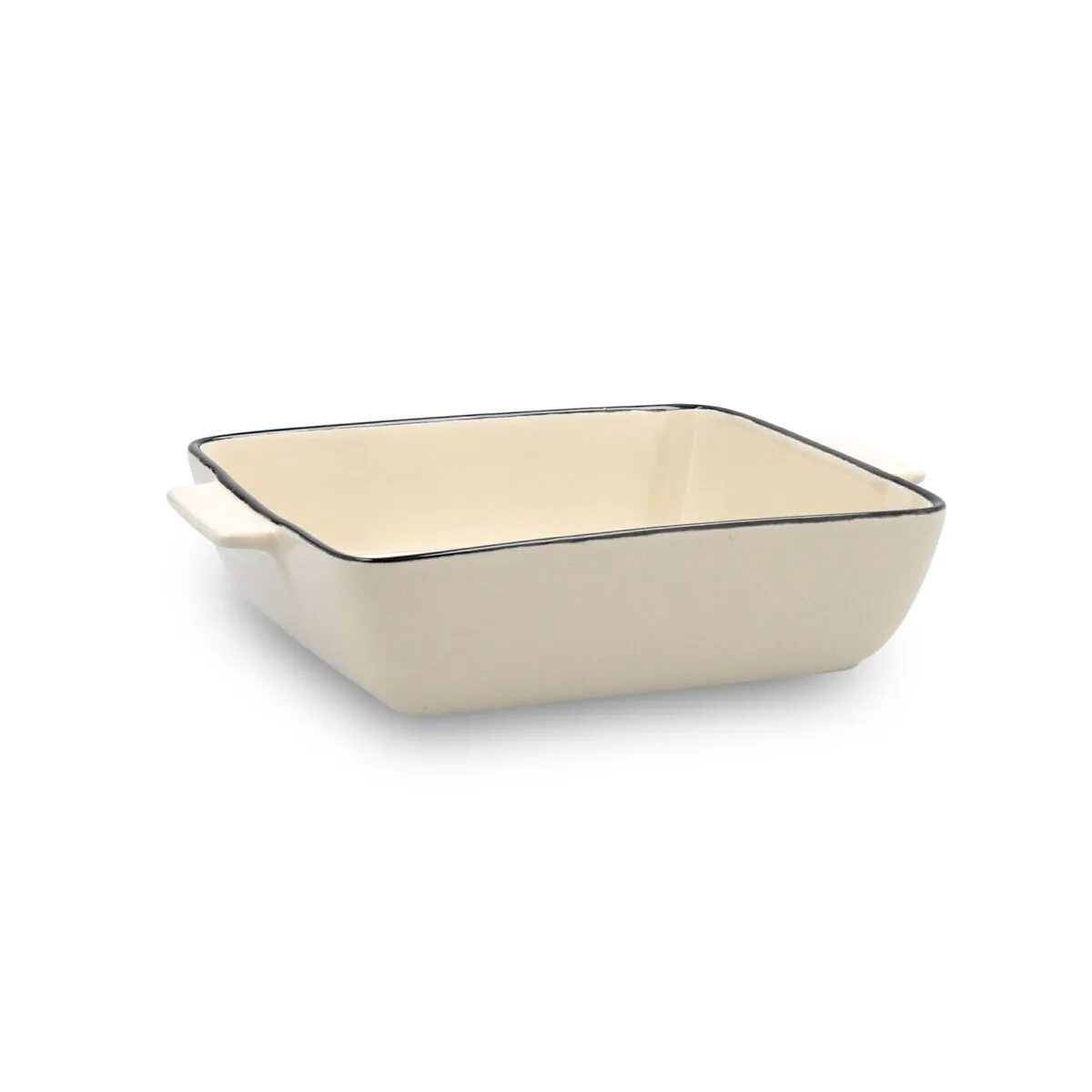 Pentola Quid Cocco 20 x 16,5 x 27 cm Ceramica Bianco (12 Unità) (Pack 12x)