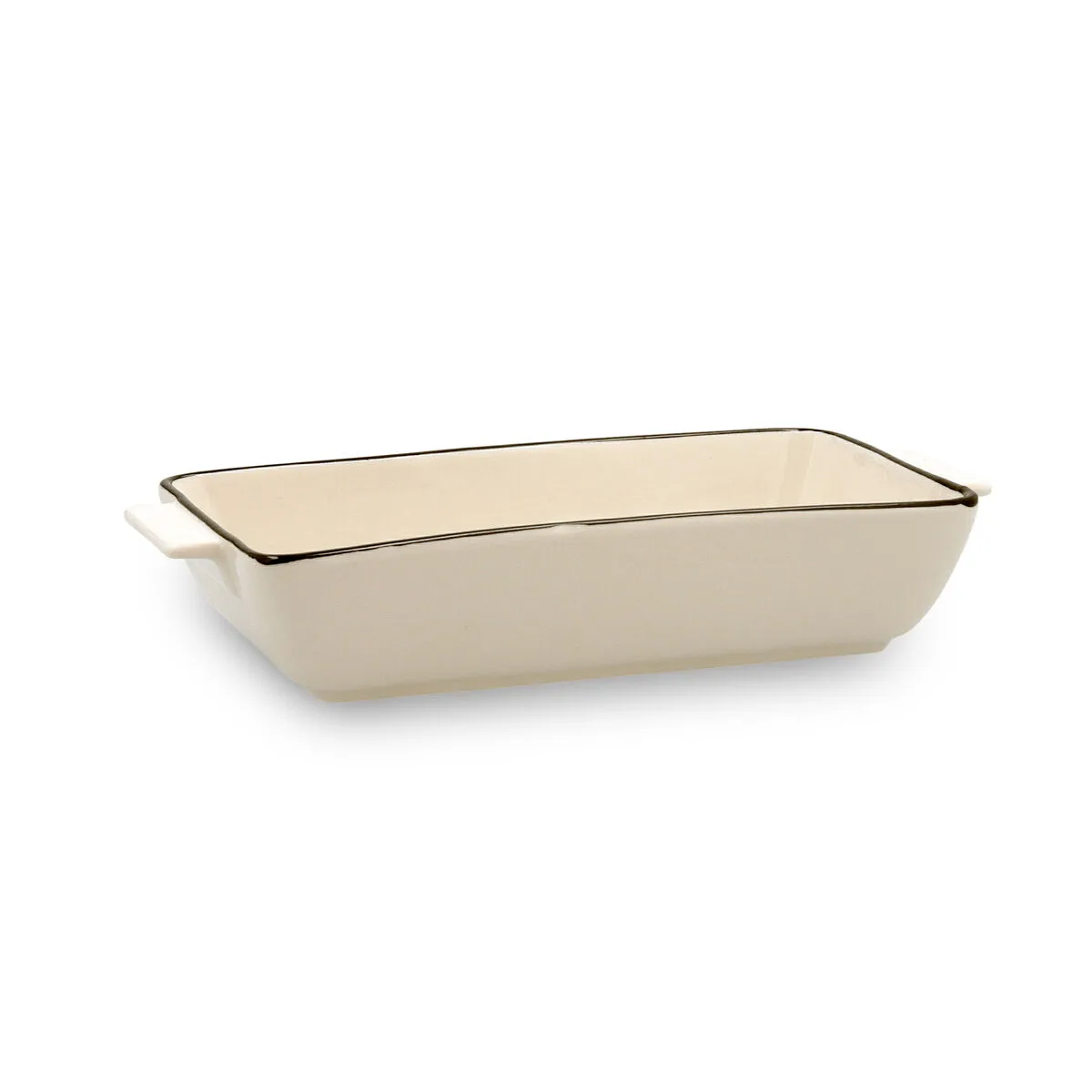 Pentola Quid Cocco Ceramica Bianco (23 x 11 x 4,5 cm) (Pack 12x)