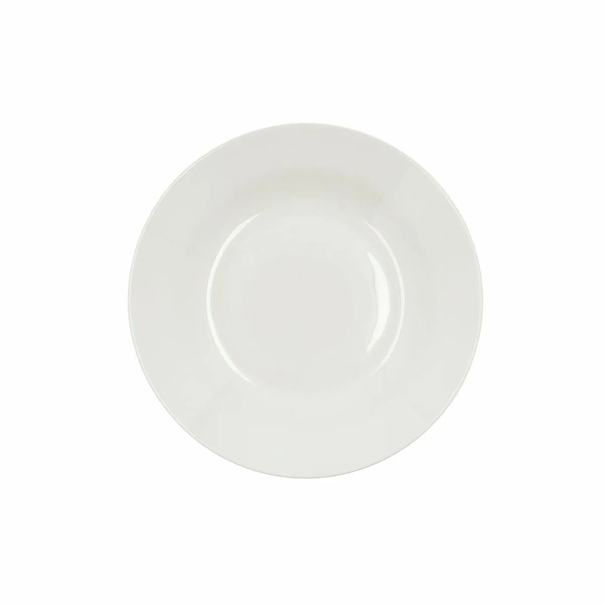 Piatto Fondo Bidasoa Lis Ceramica Bianco (22,5 cm) (Pack 12x)